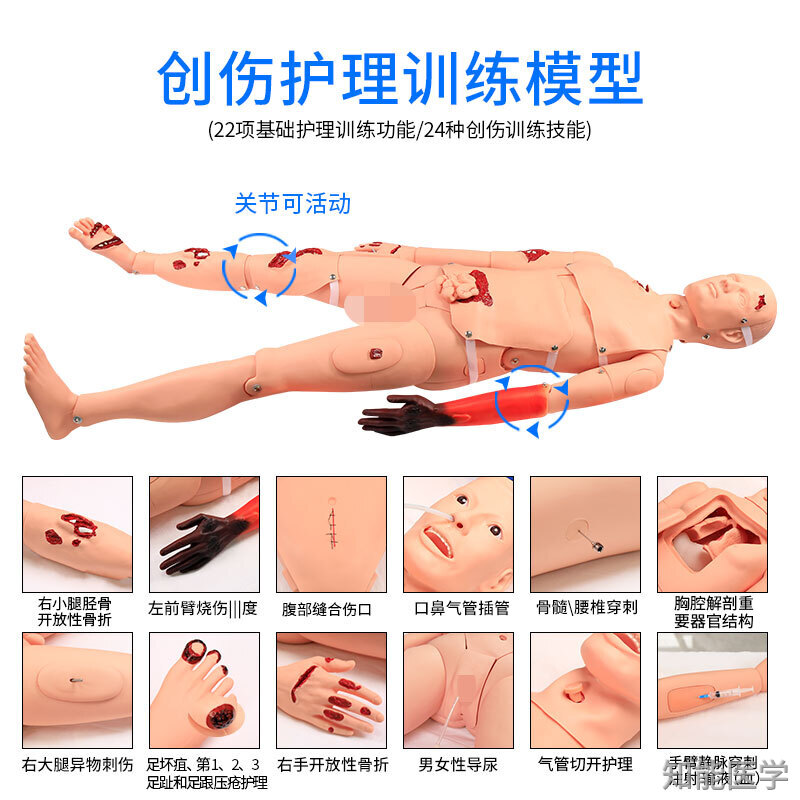 全功能創傷模擬人的應用